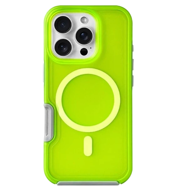 Colorful MagSafe iPhone Case with Hand Strap – Shockproof & Stylish
